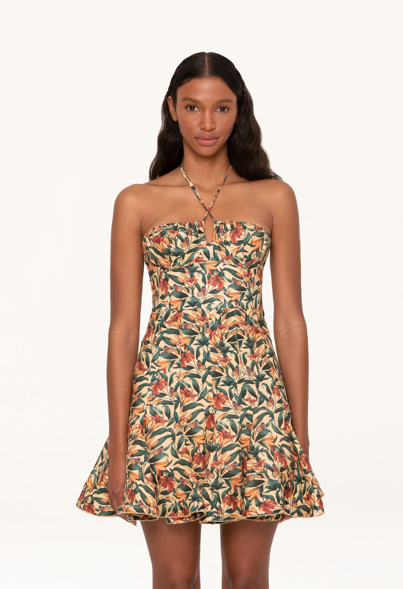 Anturio-Monarca-Amarillo-Mini-Dress