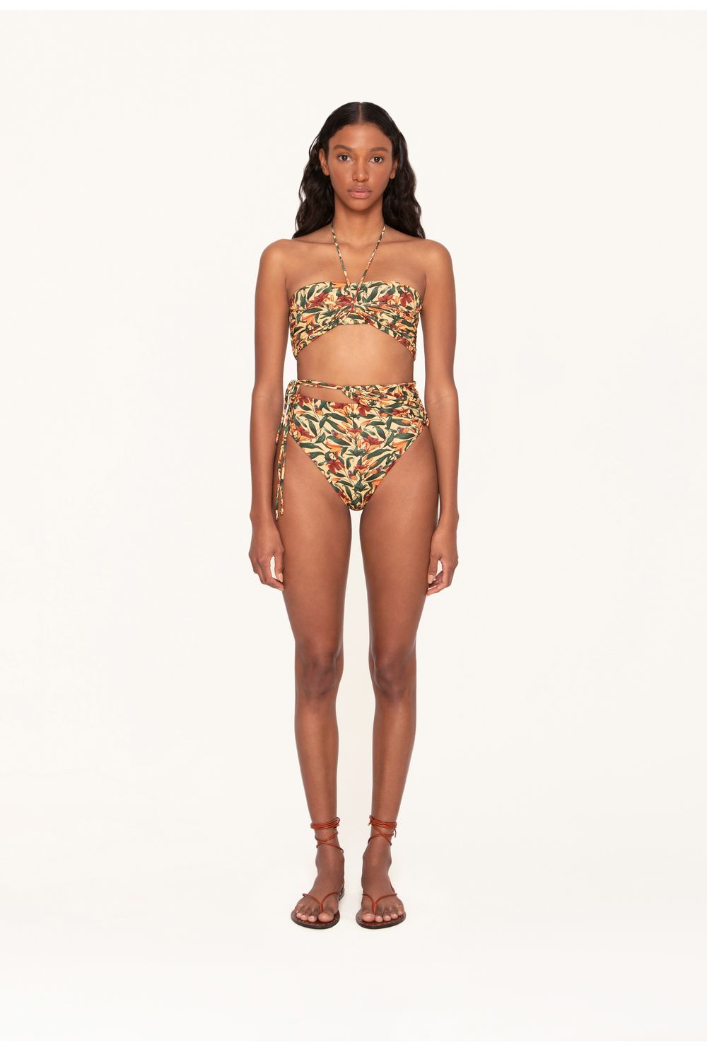 Amatista Monarca Amarillo Bikini Top