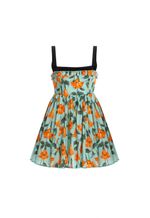 Hierbabuena-Sabanero-Dorado-Cotton-Poplin-Mini-Dress