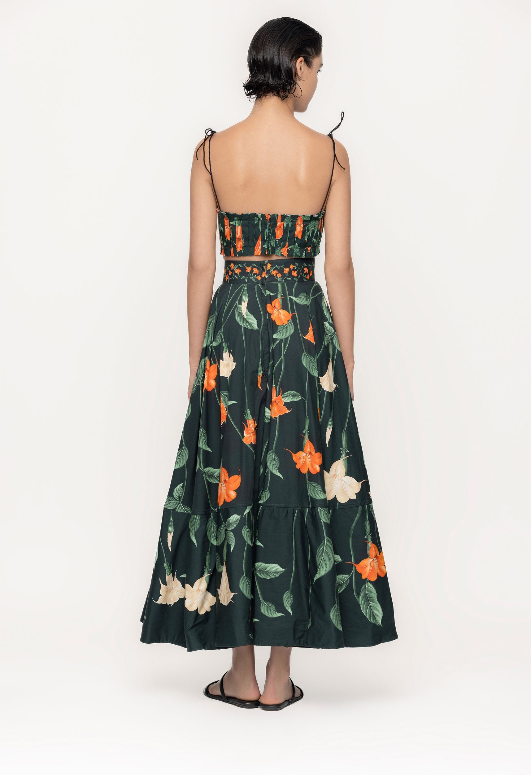 Moringa-Sabanero-Noctruno-Cotton-Poplin-Maxi-Skirt