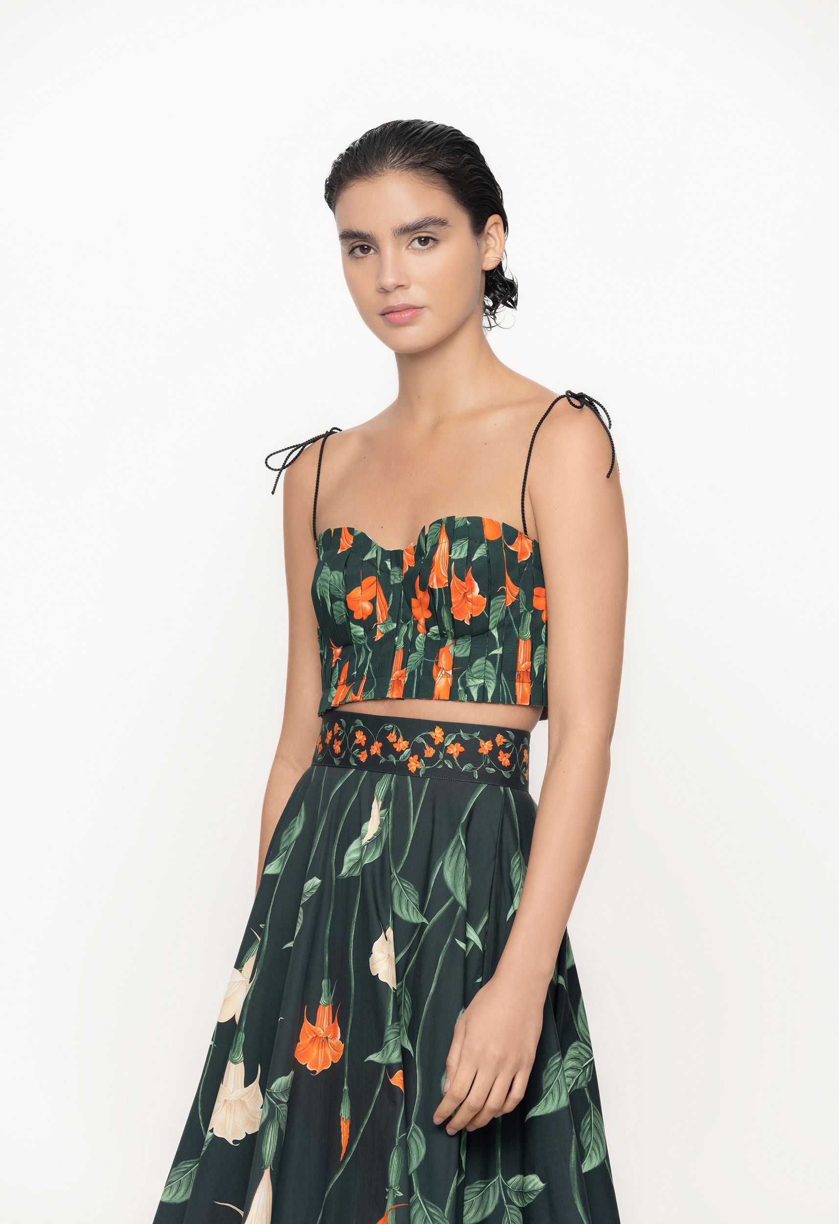 Moringa-Sabanero-Noctruno-Cotton-Poplin-Maxi-Skirt