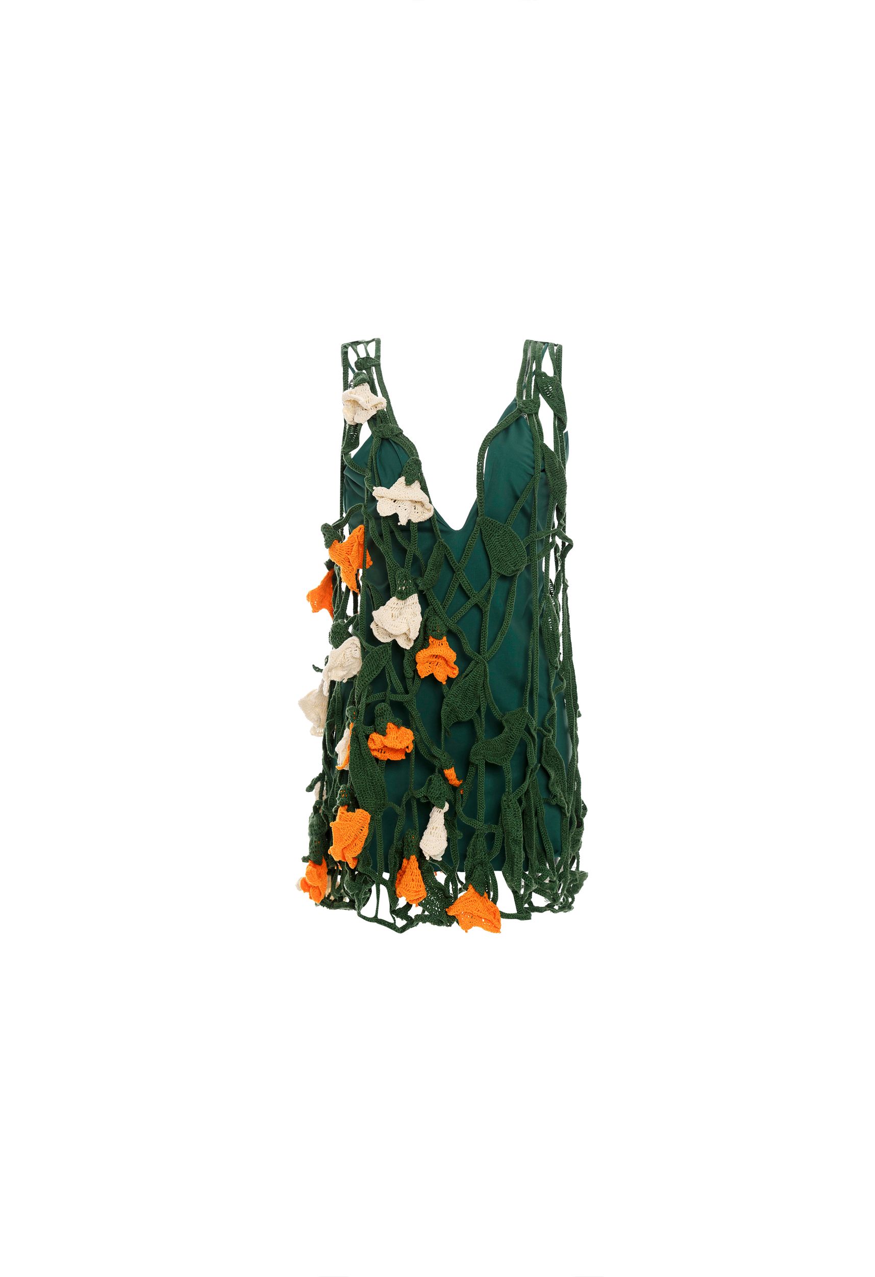Sauco-Sabanero-Nocturno-Crochet-Mini-Dress