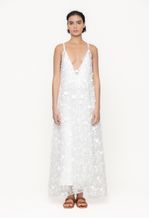 Hierbaluisa-Diente-de-Leon-Organza-Maxi-Dress