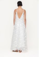 Hierbaluisa-Diente-de-Leon-Organza-Maxi-Dress