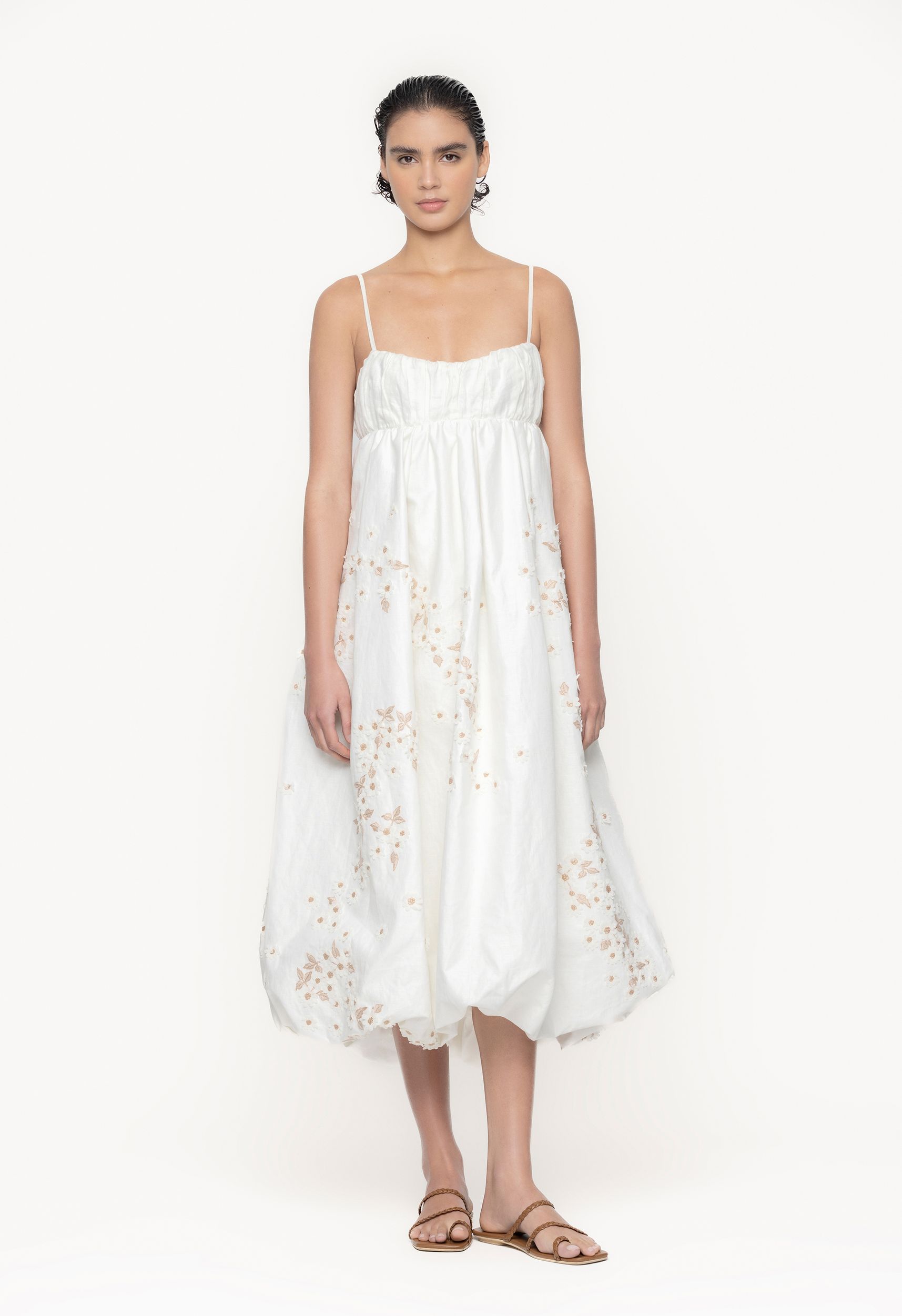 Limonaria-Libros-D-Embroidered-Midi-Dress