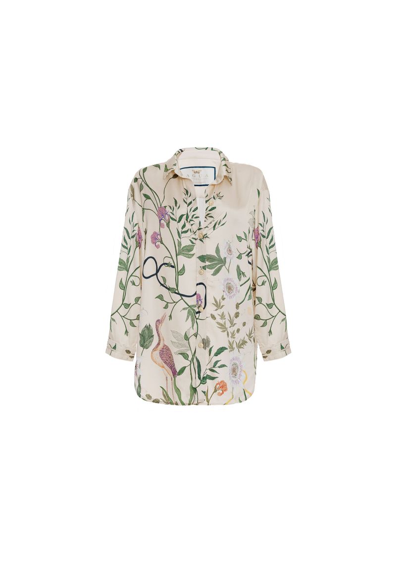 St.cecilia ホオズキBLOUSE KAHKI-